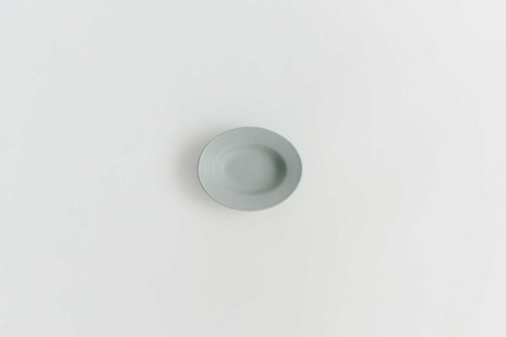 Awabi ware 楕円小皿