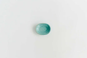 Awabi ware 楕円豆皿