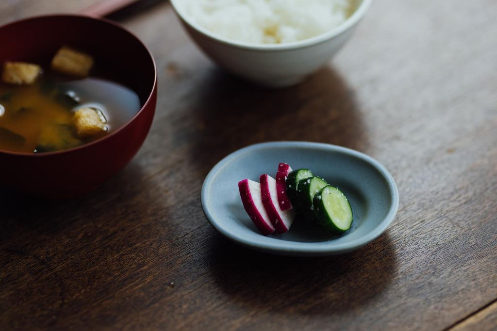 Awabi ware 楕円豆皿