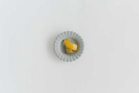 Awabi ware ひまわり豆皿