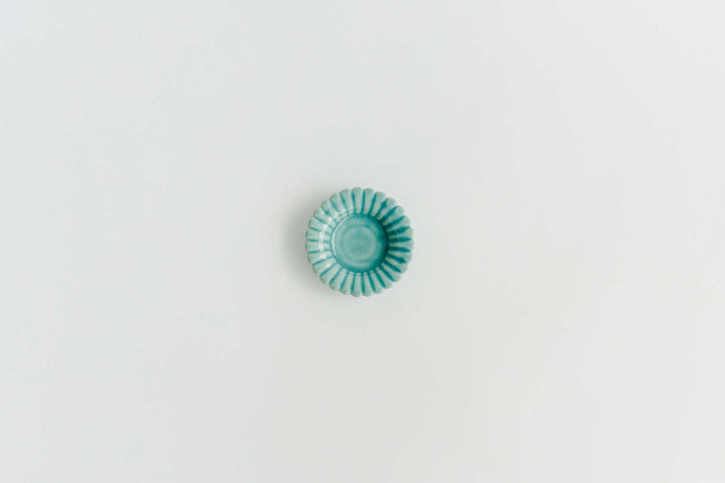 Awabi ware ひまわり豆皿