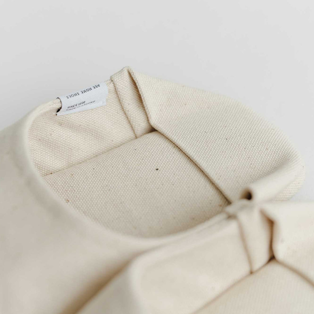 ABE HOME SHOES 帆布バブーシュ