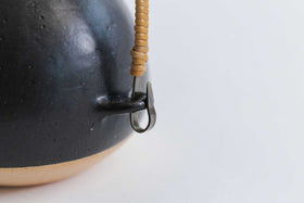 CANASA 土瓶 黒 蓋つまみなし