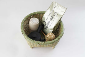 足つき 浅型かご