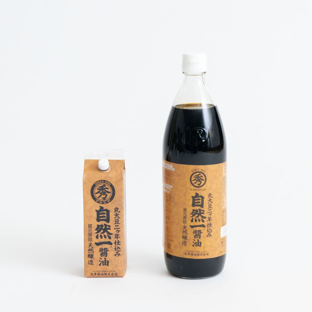 丸秀醤油 自然一醤油 *