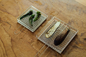 《お一人さま1点限り》鳥井金網工芸 セラミック付焼き網