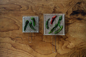 《お一人さま1点限り》鳥井金網工芸 セラミック付焼き網