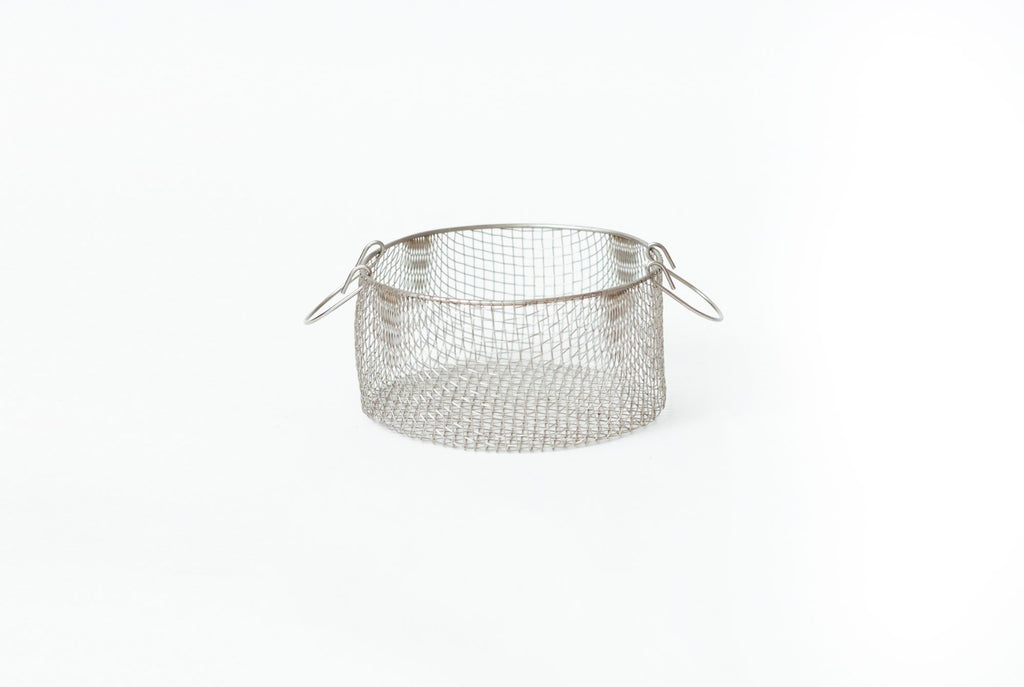 《お一人さま1点限り》鳥井金網工芸 丸かご(ステンレス)