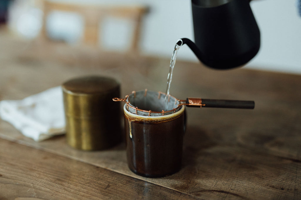 《お一人さま1点限り》鳥井金網工芸 コーヒードリッパー(銅)