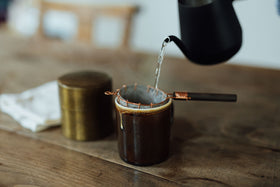 《お一人さま1点限り》鳥井金網工芸 コーヒードリッパー(銅)