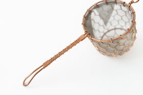 《お一人さま1点限り》鳥井金網工芸 茶漉し(銅)