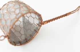 《お一人さま1点限り》鳥井金網工芸 茶漉し(銅)