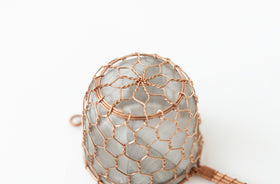 《お一人さま1点限り》鳥井金網工芸 茶漉し(銅)