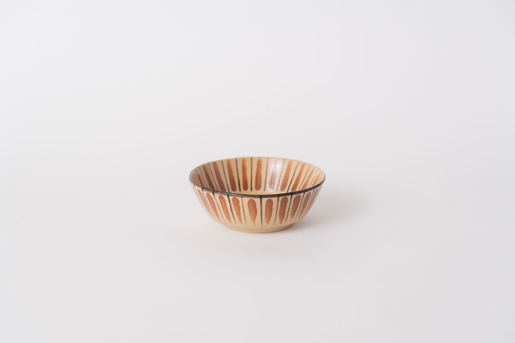 小春花窯 麦藁手 五寸切立鉢