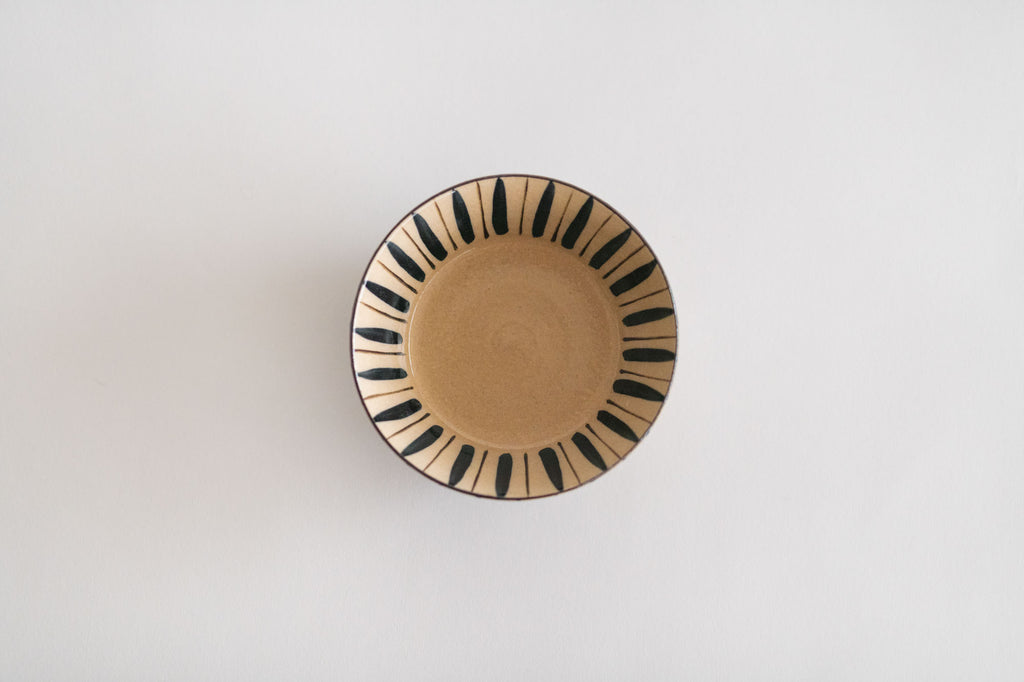 小春花窯 麦藁手 五寸切立鉢