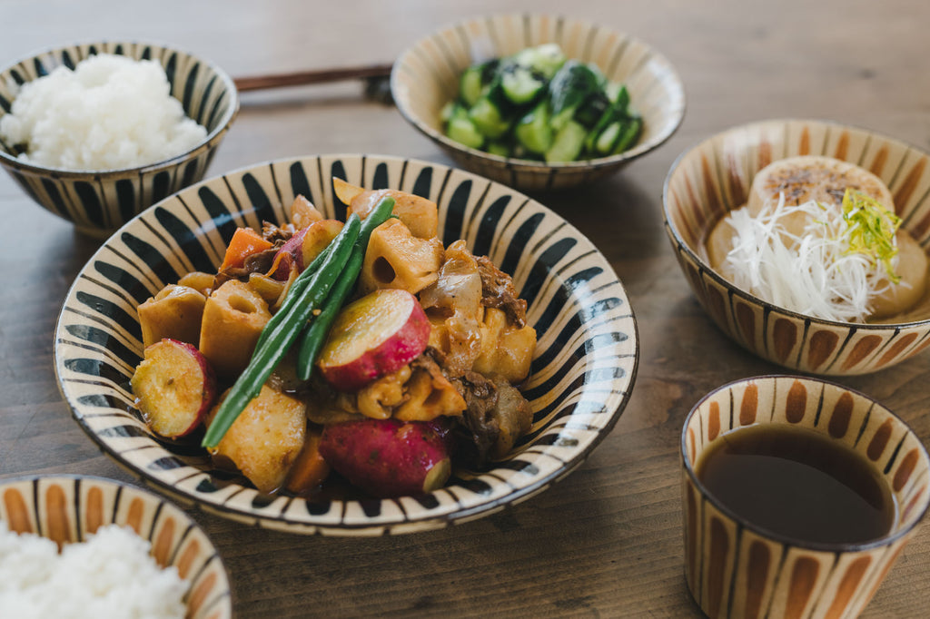 小春花窯 麦藁手 大平鉢