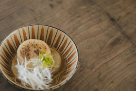 小春花窯 麦藁手 五寸切立鉢