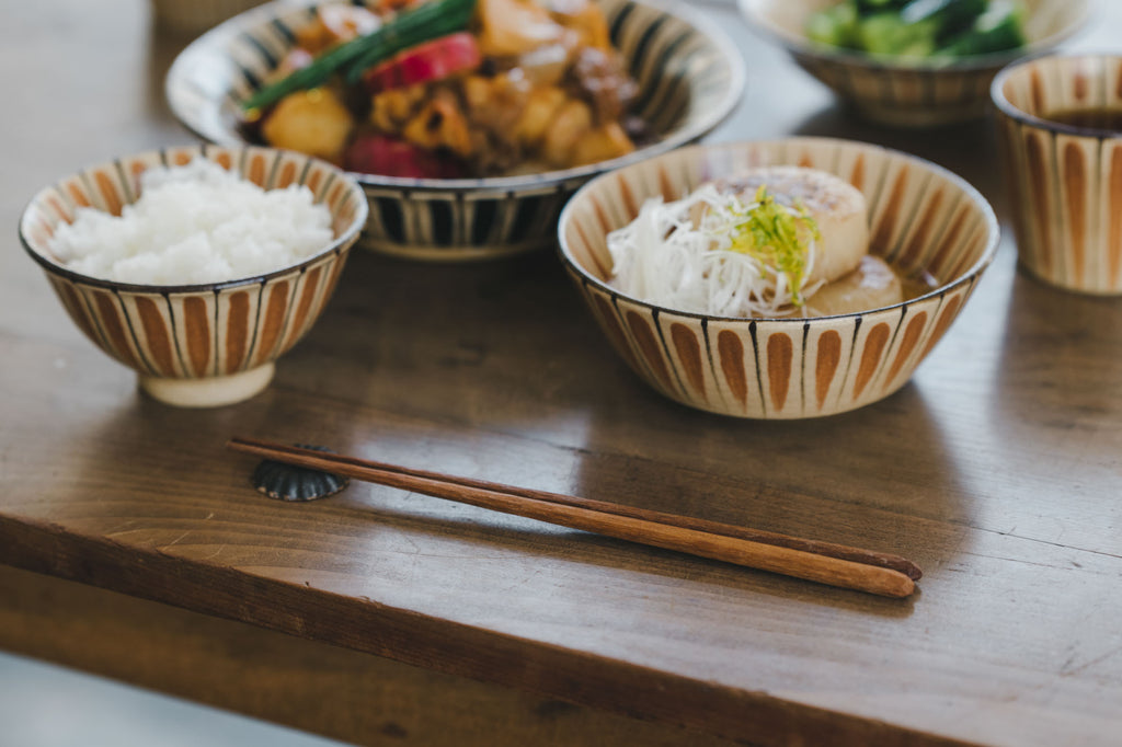 小春花窯 麦藁手 五寸切立鉢