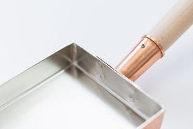 釜浅商店 釜浅の銅厚手たまご焼器 関西型