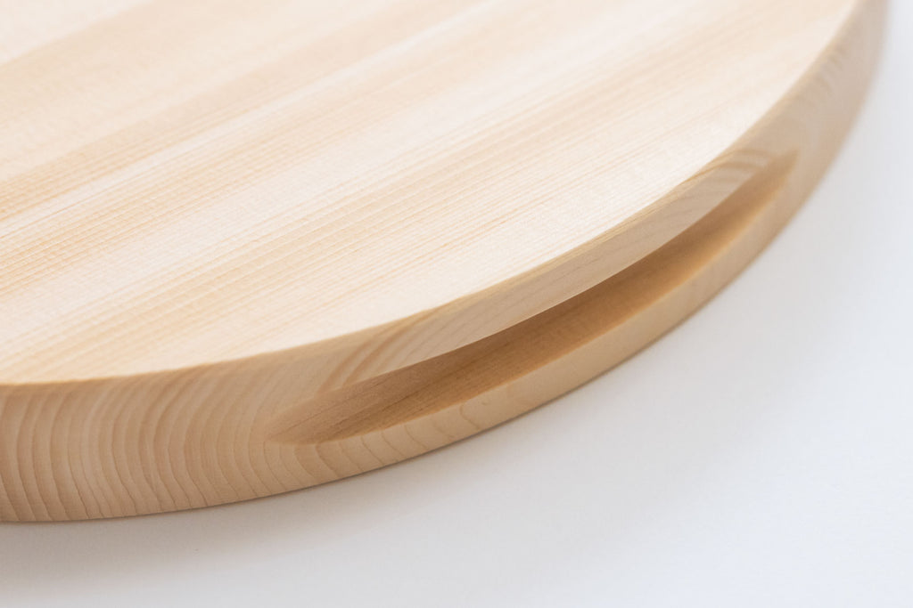 釜浅商店 木曽 桧まな板 丸