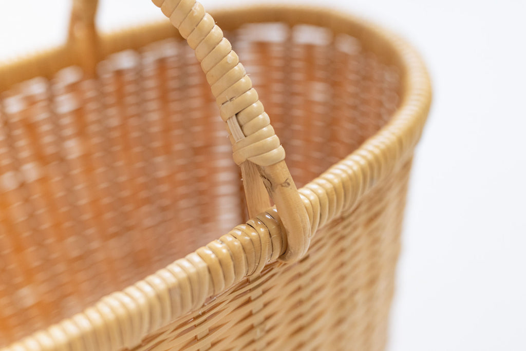 竹聲館 ござ目編みバスケット ピッコロ