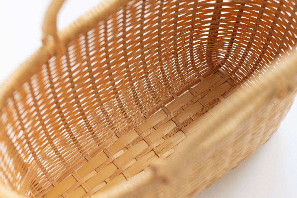 竹聲館 ござ目編みバスケット ピッコロ