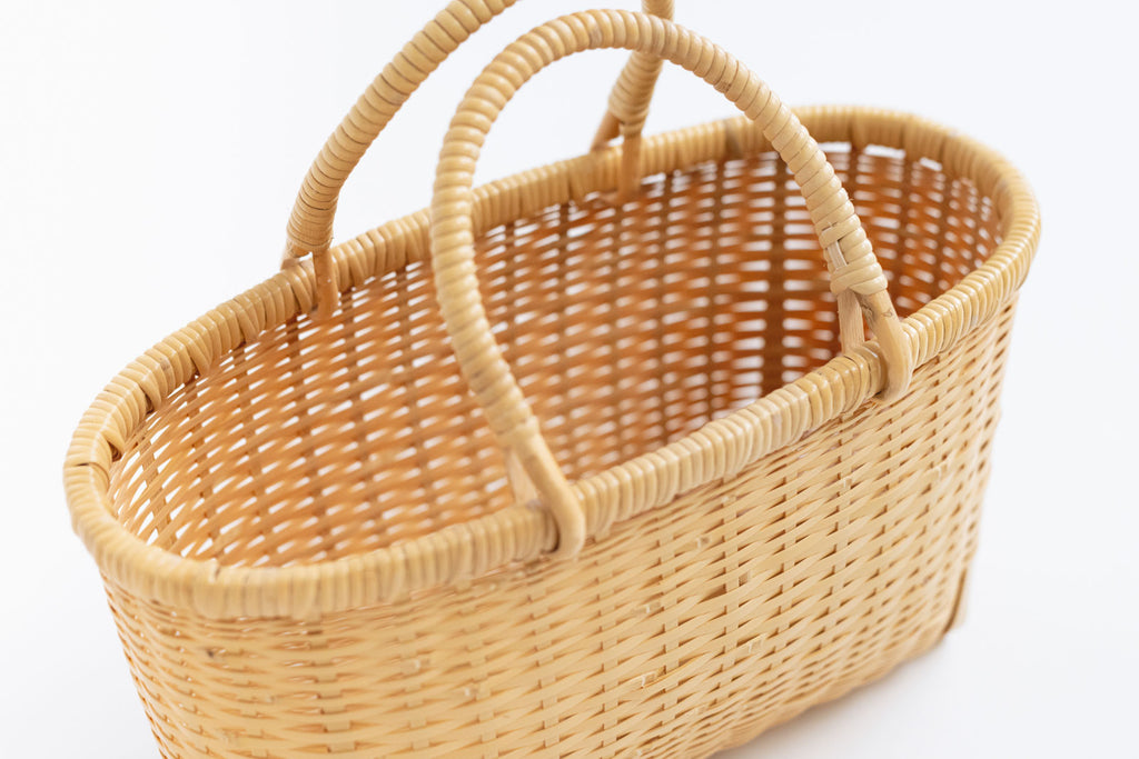 竹聲館 ござ目編みバスケット ピッコロ