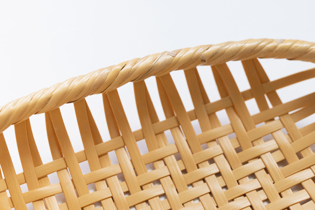 竹聲館 網代盛りかご 楕円