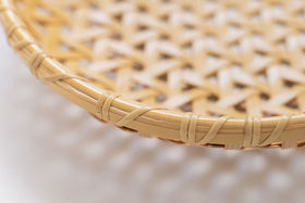 竹聲館 亀甲盛りかご 丸