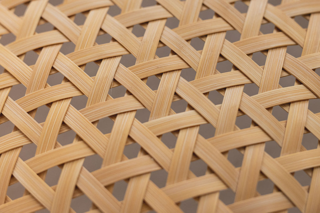 竹聲館 亀甲盛りかご 丸