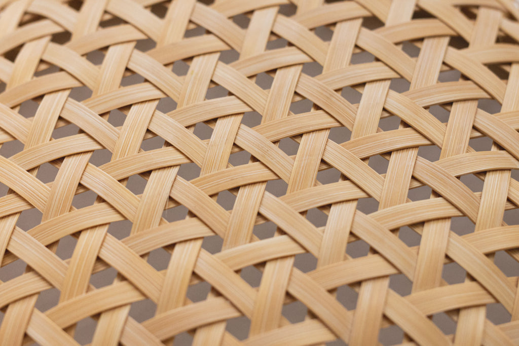 竹聲館 亀甲盛りかご 丸