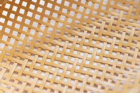 竹聲館 透かし網代 盛りかご 長方形 小