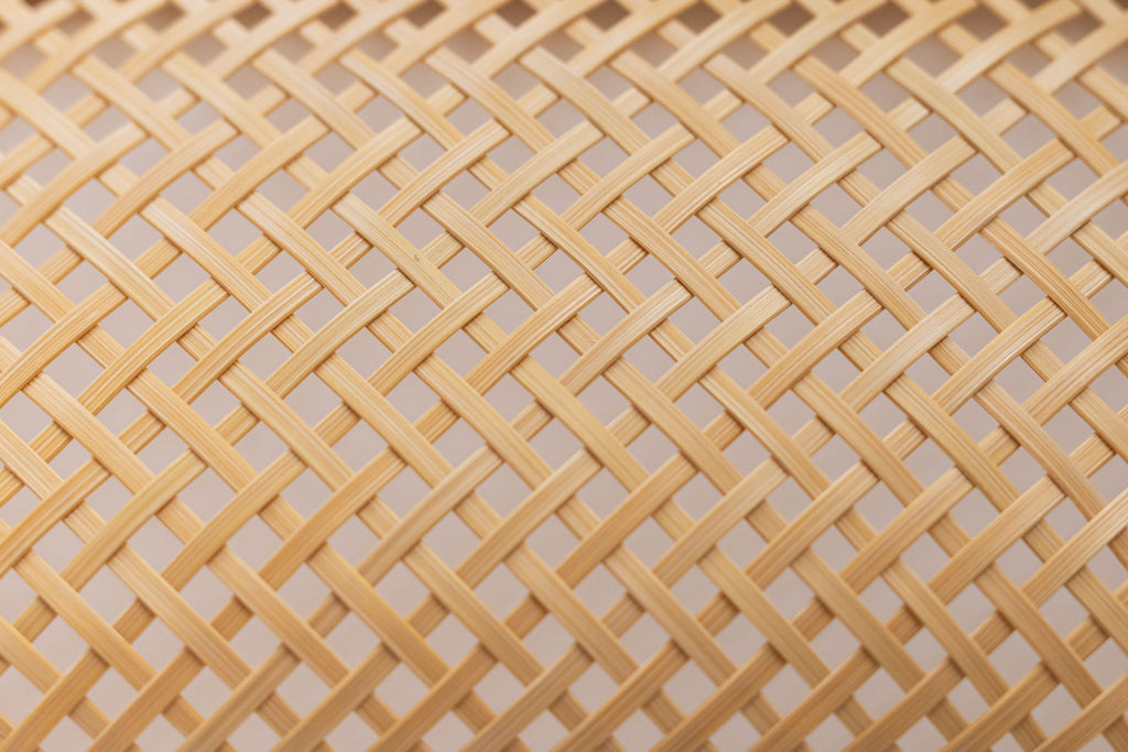 竹聲館 透かし網代 盛りかご 長方形 小