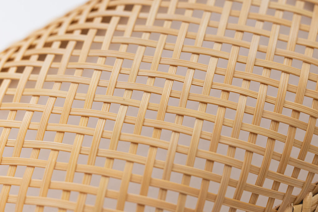 竹聲館 透かし網代 盛りかご 長方形 小