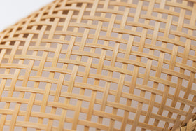 竹聲館 透かし網代 盛りかご 長方形 小