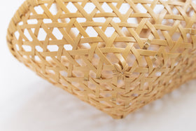 竹聲館 亀甲くずし手付きバスケット