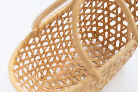 竹聲館 亀甲くずし手付きバスケット