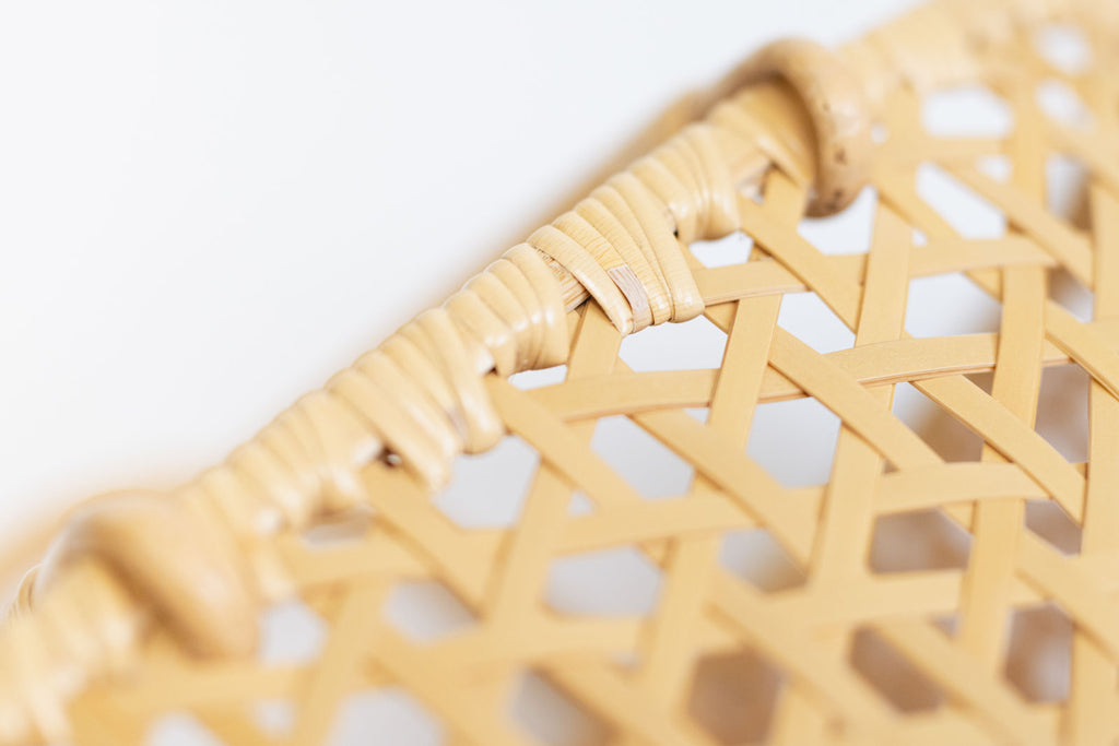 竹聲館 亀甲くずし手付きバスケット