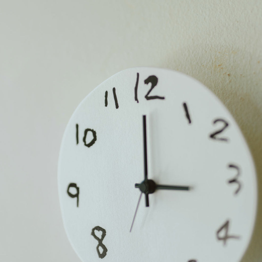 《お一人さま2点限り》' About ' wall clock Yuki MIKAMI × 岩㟢紙器