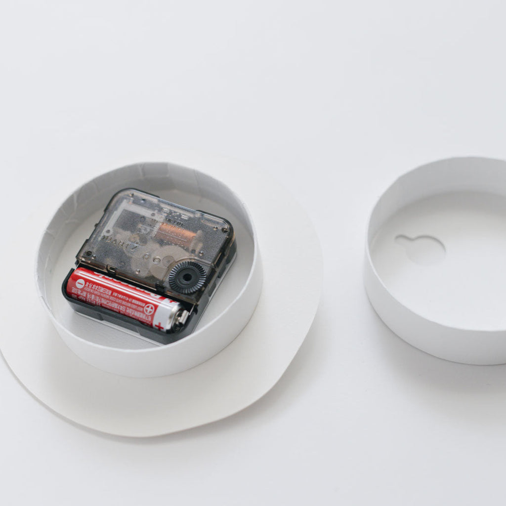 《お一人さま2点限り》' About ' wall clock Yuki MIKAMI × 岩㟢紙器