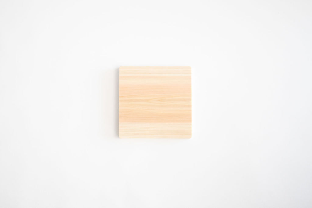 吉永製作所 ヒノキのまな板 卓上正方形