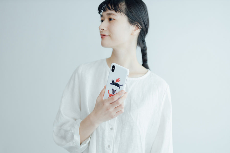 【受注生産・同梱不可】杉本さなえ iPhoneケース ごきげんいかが