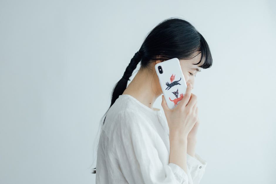 【受注生産・同梱不可】杉本さなえ iPhoneケース ごきげんいかが