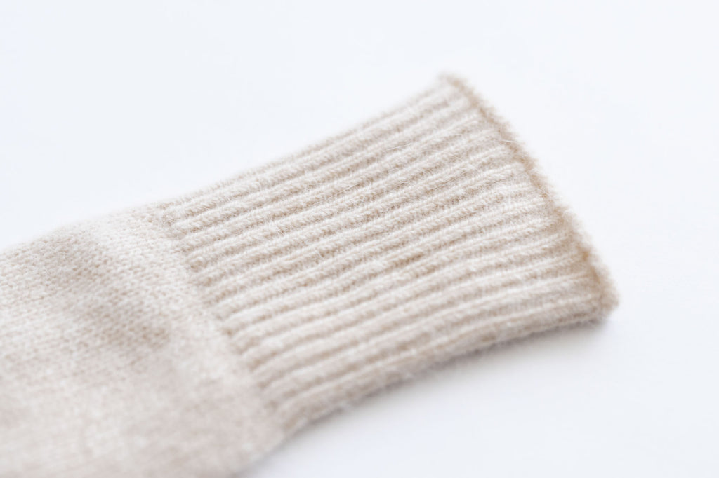 くらすこと アンゴラウールのアームウォーマー