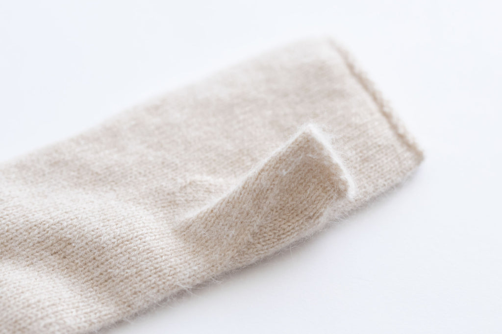 くらすこと アンゴラウールのアームウォーマー