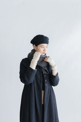 くらすこと アンゴラウールのアームウォーマー