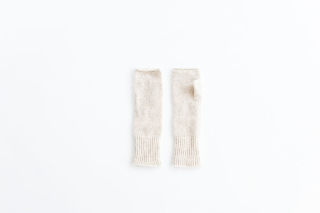 くらすこと アンゴラウールのアームウォーマー