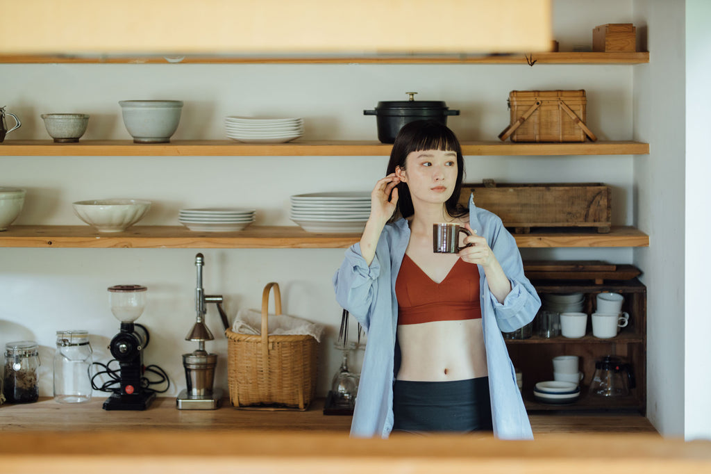 くらすこと オーガニックコットン 寄りそいブラ