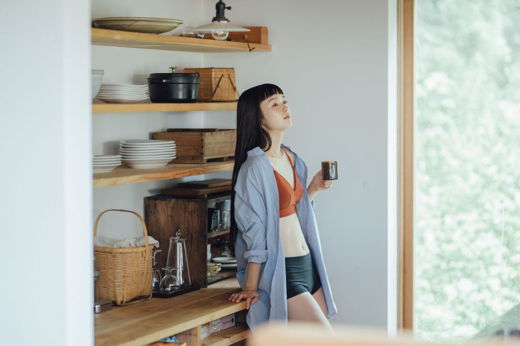 くらすこと オーガニックコットン 寄りそいブラ