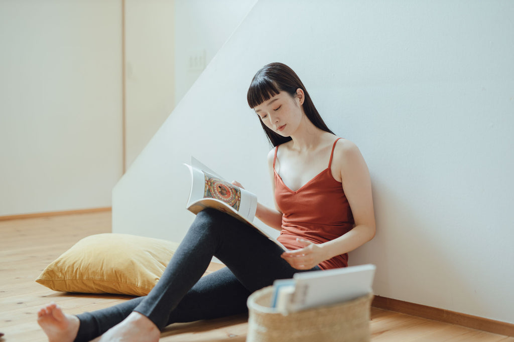 くらすこと オーガニックコットン 寄りそいブラキャミソール